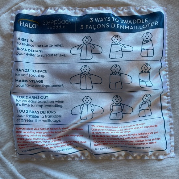 Halo Sleepsack Swaddle (newborn) - Picture 4 of 5